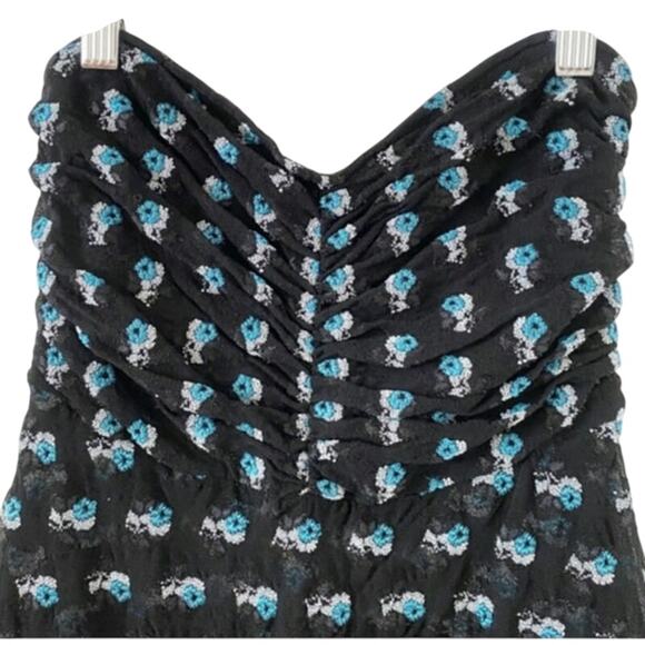 Free People Vintage Strapless Floral Embroidered Dress - Picture 9 of 11